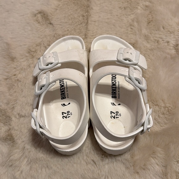 Kids Birkenstocks Sandals White - Picture 2 of 4